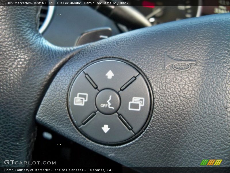 Barolo Red Metallic / Black 2009 Mercedes-Benz ML 320 BlueTec 4Matic
