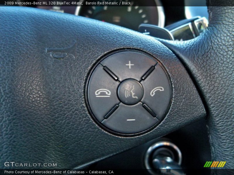 Barolo Red Metallic / Black 2009 Mercedes-Benz ML 320 BlueTec 4Matic