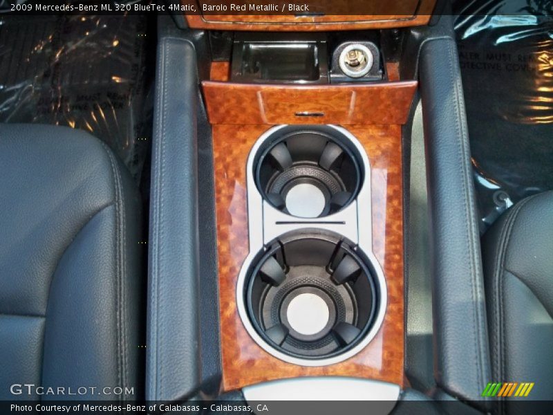 Barolo Red Metallic / Black 2009 Mercedes-Benz ML 320 BlueTec 4Matic