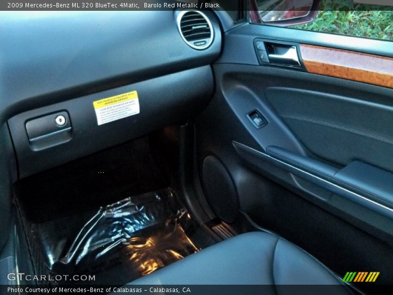 Barolo Red Metallic / Black 2009 Mercedes-Benz ML 320 BlueTec 4Matic