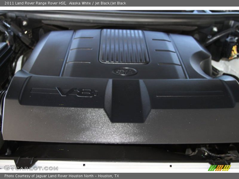 Alaska White / Jet Black/Jet Black 2011 Land Rover Range Rover HSE