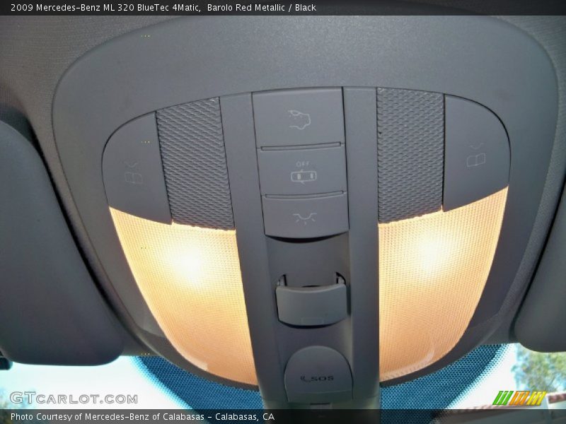 Barolo Red Metallic / Black 2009 Mercedes-Benz ML 320 BlueTec 4Matic