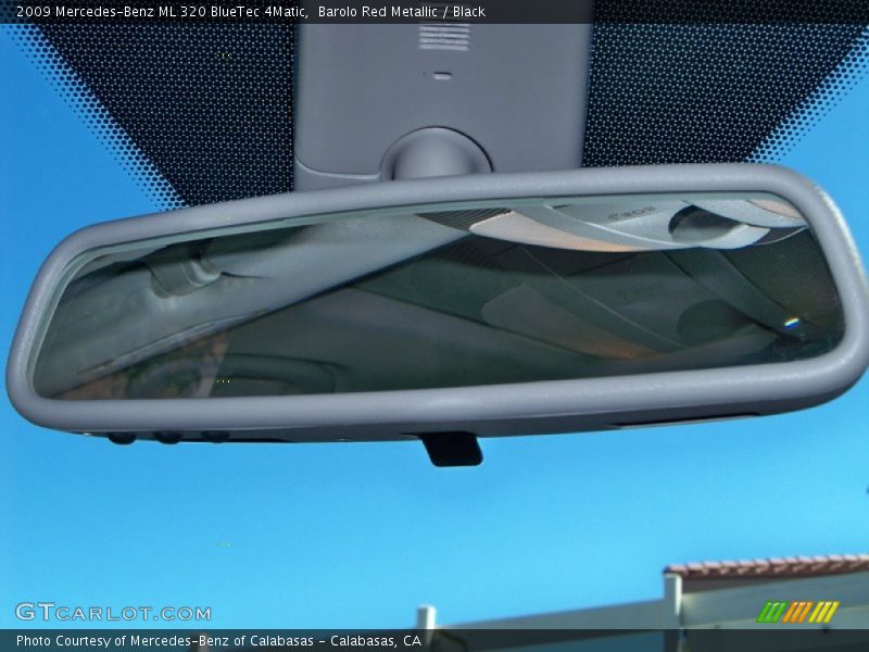 Barolo Red Metallic / Black 2009 Mercedes-Benz ML 320 BlueTec 4Matic