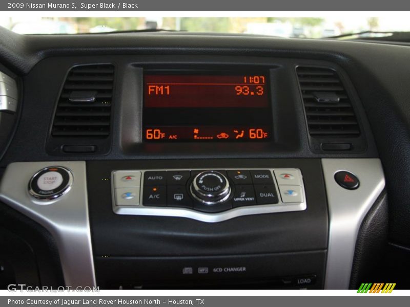 Super Black / Black 2009 Nissan Murano S