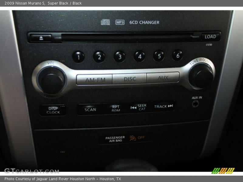 Super Black / Black 2009 Nissan Murano S