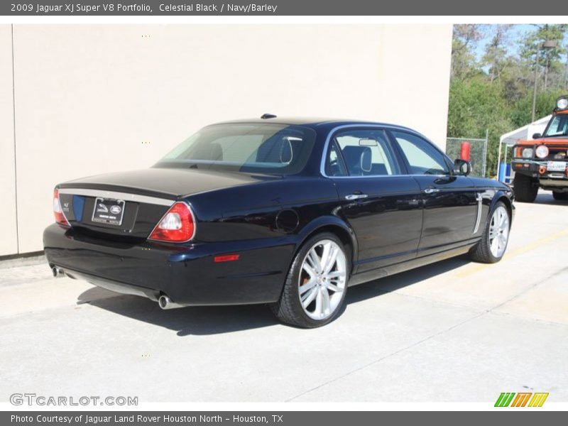 Celestial Black / Navy/Barley 2009 Jaguar XJ Super V8 Portfolio
