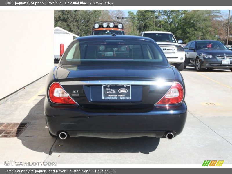 Celestial Black / Navy/Barley 2009 Jaguar XJ Super V8 Portfolio