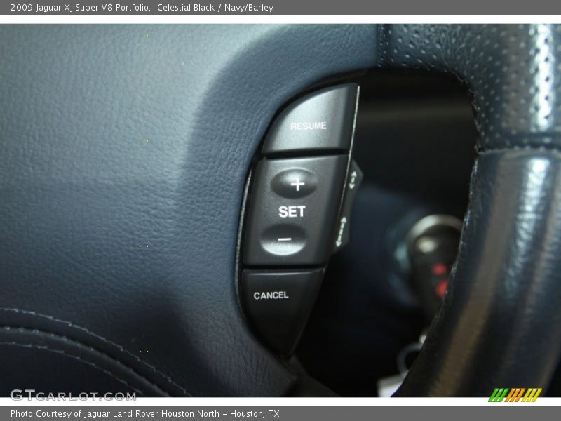 Celestial Black / Navy/Barley 2009 Jaguar XJ Super V8 Portfolio