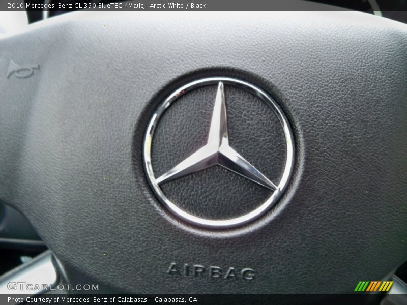 Arctic White / Black 2010 Mercedes-Benz GL 350 BlueTEC 4Matic