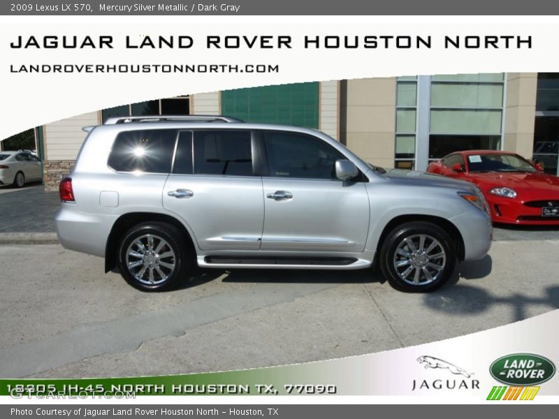 Mercury Silver Metallic / Dark Gray 2009 Lexus LX 570