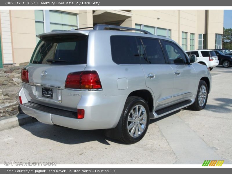 Mercury Silver Metallic / Dark Gray 2009 Lexus LX 570