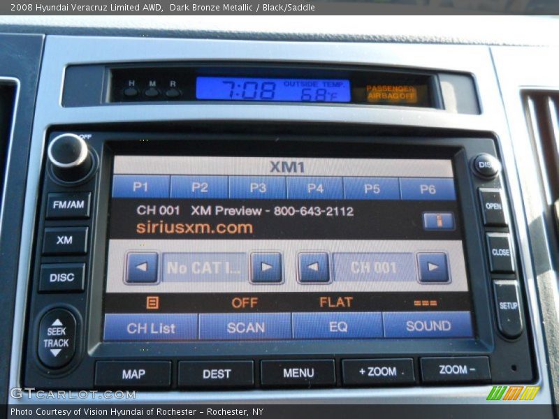Dark Bronze Metallic / Black/Saddle 2008 Hyundai Veracruz Limited AWD