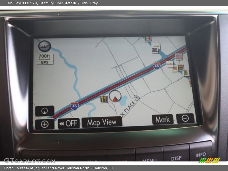 Mercury Silver Metallic / Dark Gray 2009 Lexus LX 570