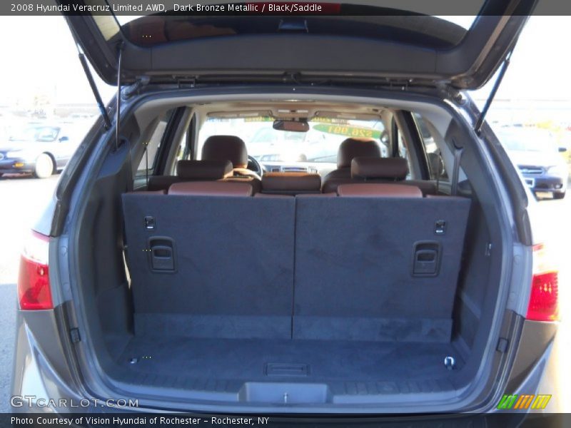 Dark Bronze Metallic / Black/Saddle 2008 Hyundai Veracruz Limited AWD