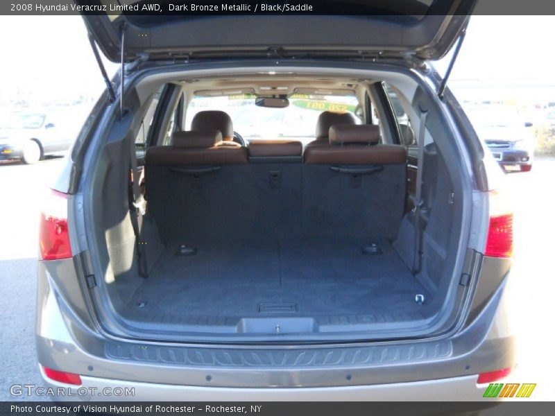 Dark Bronze Metallic / Black/Saddle 2008 Hyundai Veracruz Limited AWD