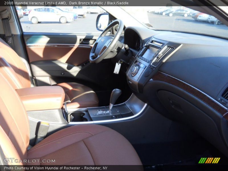 Dark Bronze Metallic / Black/Saddle 2008 Hyundai Veracruz Limited AWD