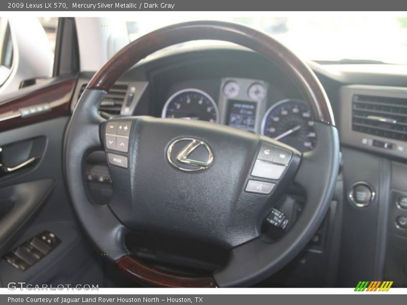 Mercury Silver Metallic / Dark Gray 2009 Lexus LX 570
