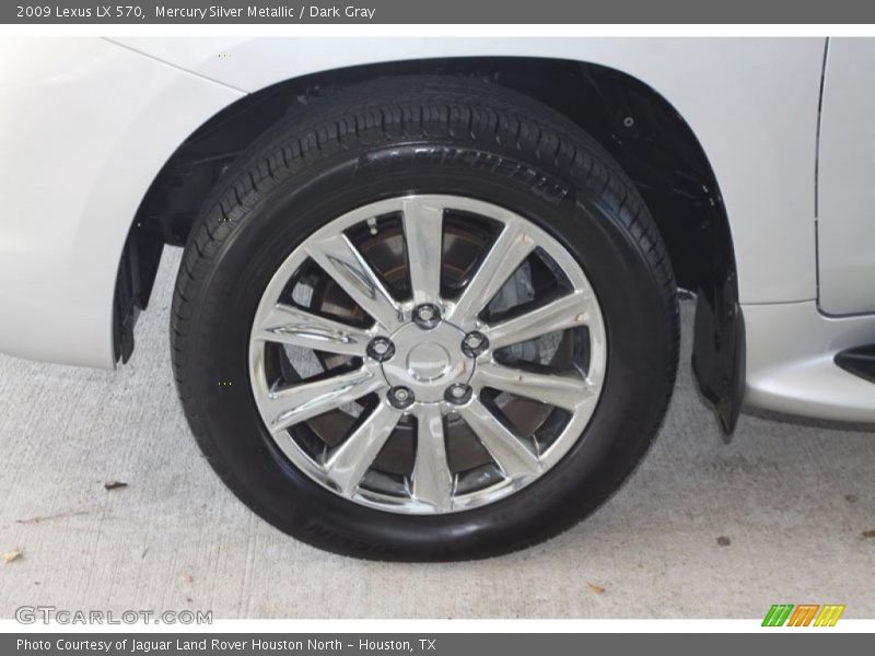Mercury Silver Metallic / Dark Gray 2009 Lexus LX 570