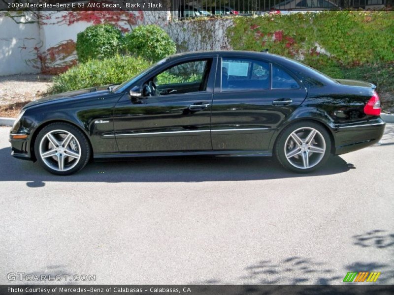  2009 E 63 AMG Sedan Black