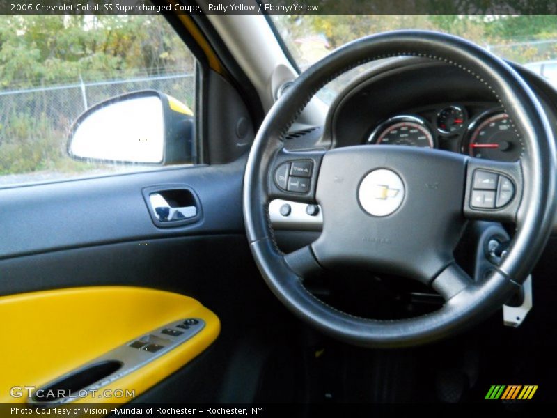 Rally Yellow / Ebony/Yellow 2006 Chevrolet Cobalt SS Supercharged Coupe