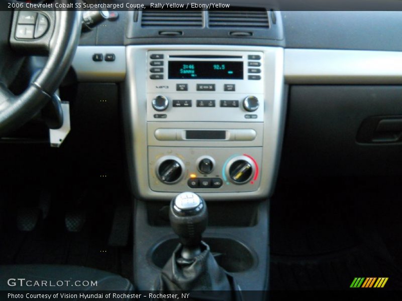 Rally Yellow / Ebony/Yellow 2006 Chevrolet Cobalt SS Supercharged Coupe
