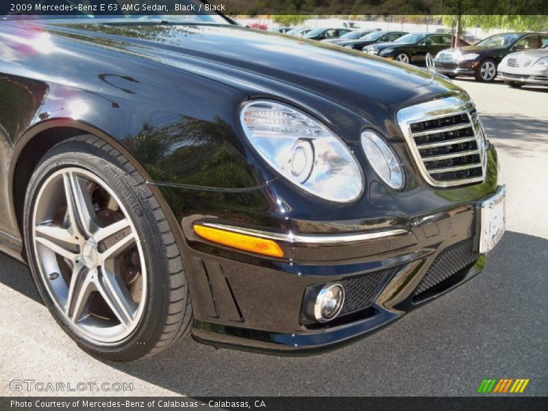 Black / Black 2009 Mercedes-Benz E 63 AMG Sedan