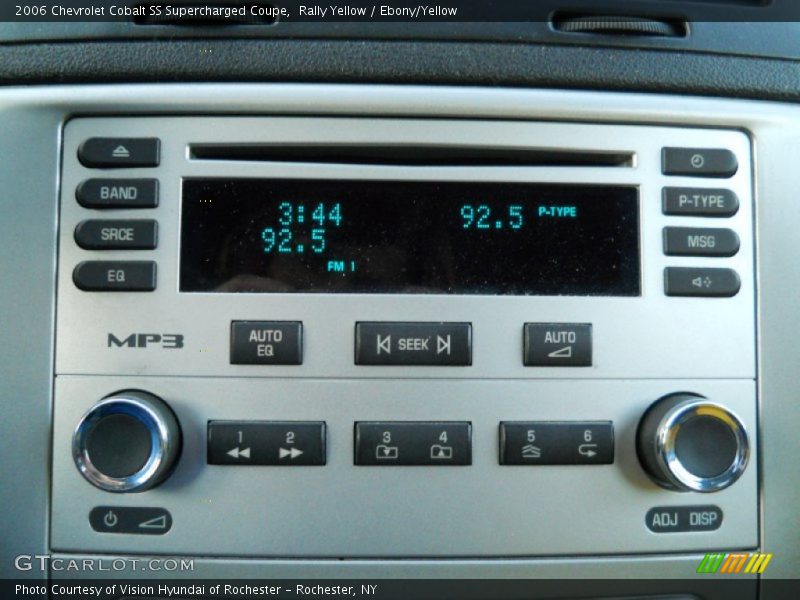 Rally Yellow / Ebony/Yellow 2006 Chevrolet Cobalt SS Supercharged Coupe