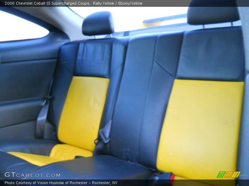  2006 Cobalt SS Supercharged Coupe Ebony/Yellow Interior