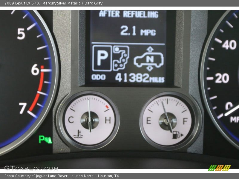 Mercury Silver Metallic / Dark Gray 2009 Lexus LX 570