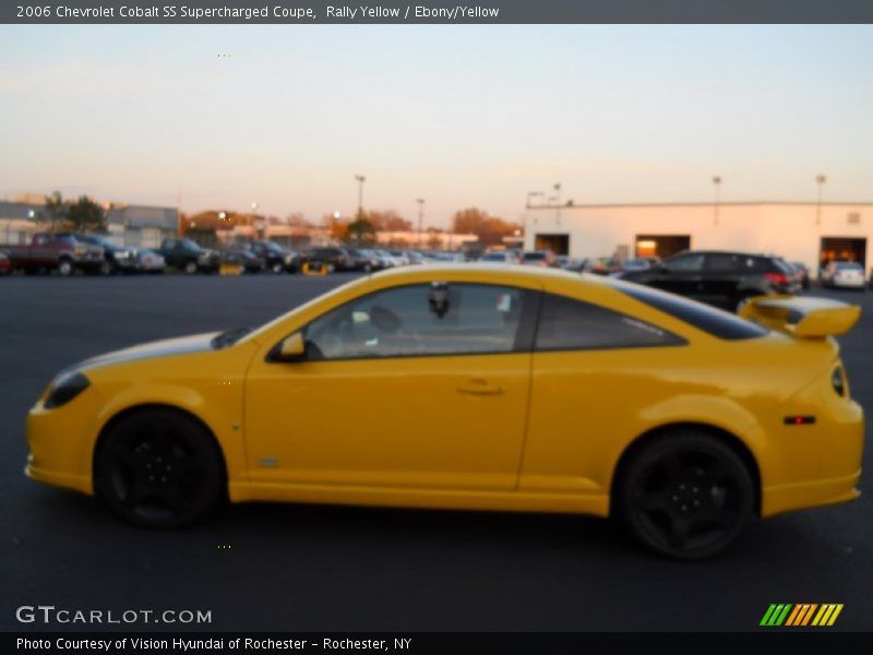 Rally Yellow / Ebony/Yellow 2006 Chevrolet Cobalt SS Supercharged Coupe