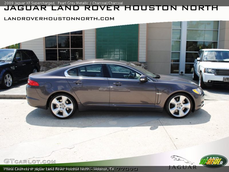 Pearl Grey Metallic / Charcoal/Charcoal 2009 Jaguar XF Supercharged