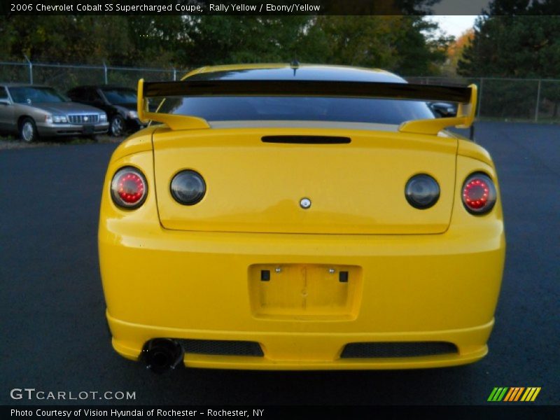 Rally Yellow / Ebony/Yellow 2006 Chevrolet Cobalt SS Supercharged Coupe