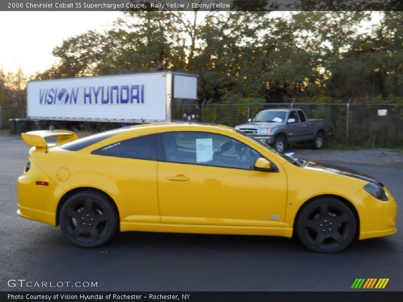 Rally Yellow / Ebony/Yellow 2006 Chevrolet Cobalt SS Supercharged Coupe