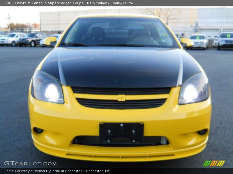 Rally Yellow / Ebony/Yellow 2006 Chevrolet Cobalt SS Supercharged Coupe