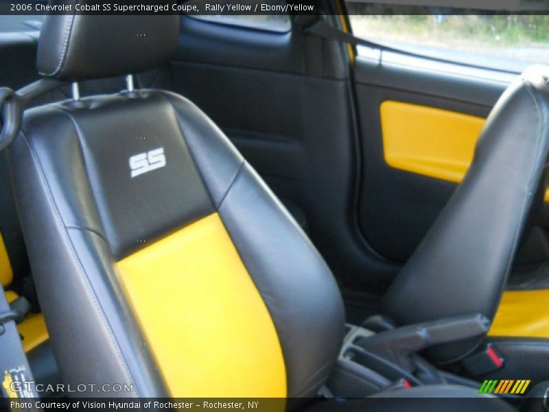 Rally Yellow / Ebony/Yellow 2006 Chevrolet Cobalt SS Supercharged Coupe