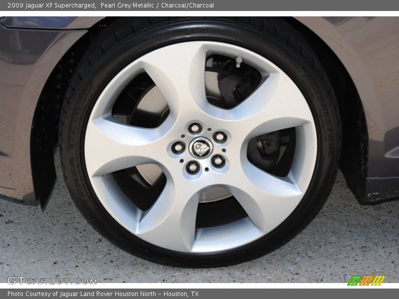 Pearl Grey Metallic / Charcoal/Charcoal 2009 Jaguar XF Supercharged