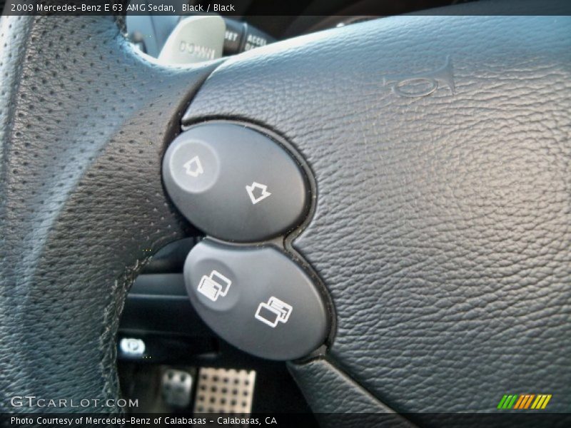 Controls of 2009 E 63 AMG Sedan