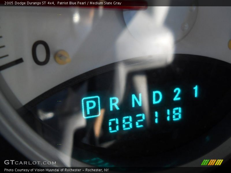 Patriot Blue Pearl / Medium Slate Gray 2005 Dodge Durango ST 4x4