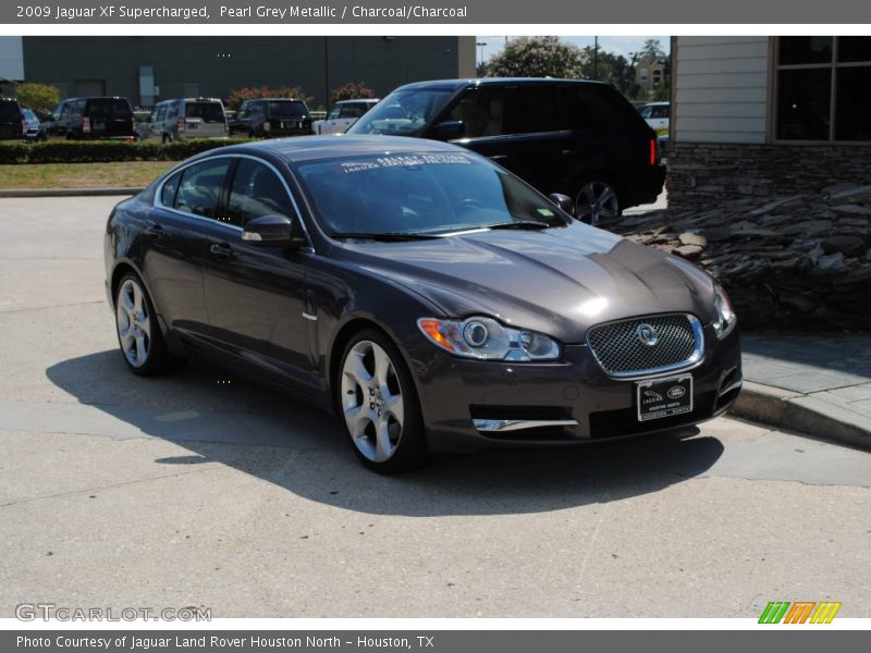 Pearl Grey Metallic / Charcoal/Charcoal 2009 Jaguar XF Supercharged