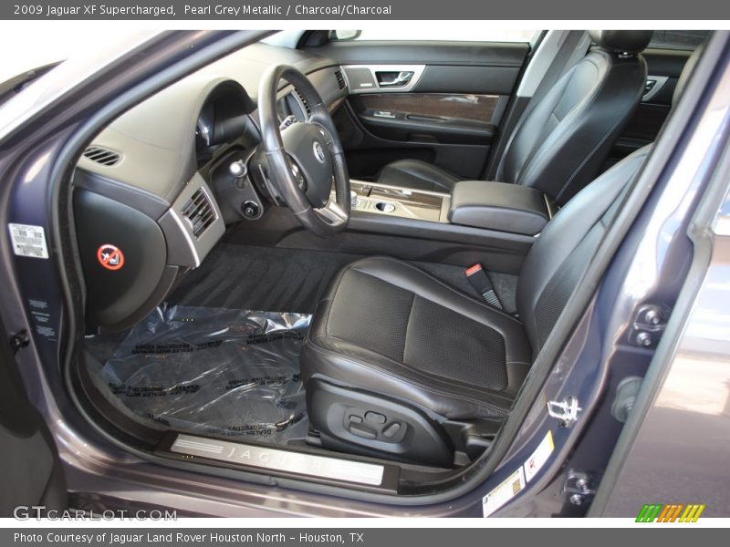 Pearl Grey Metallic / Charcoal/Charcoal 2009 Jaguar XF Supercharged