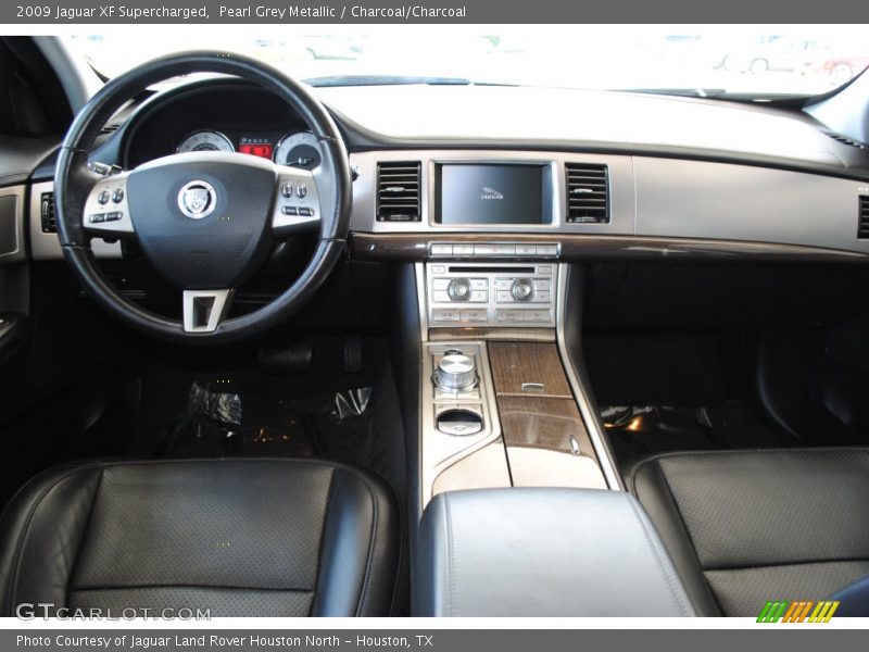Pearl Grey Metallic / Charcoal/Charcoal 2009 Jaguar XF Supercharged