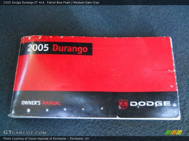 Patriot Blue Pearl / Medium Slate Gray 2005 Dodge Durango ST 4x4