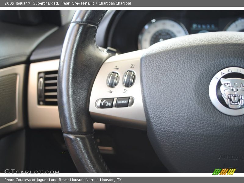 Pearl Grey Metallic / Charcoal/Charcoal 2009 Jaguar XF Supercharged