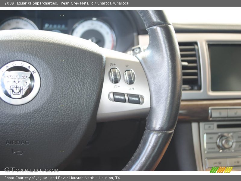 Pearl Grey Metallic / Charcoal/Charcoal 2009 Jaguar XF Supercharged