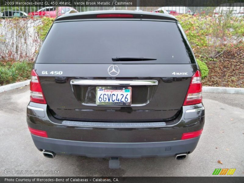 Verde Brook Metallic / Cashmere 2009 Mercedes-Benz GL 450 4Matic