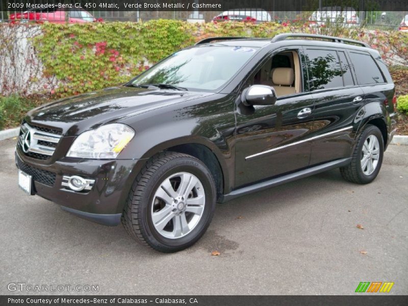 Verde Brook Metallic / Cashmere 2009 Mercedes-Benz GL 450 4Matic
