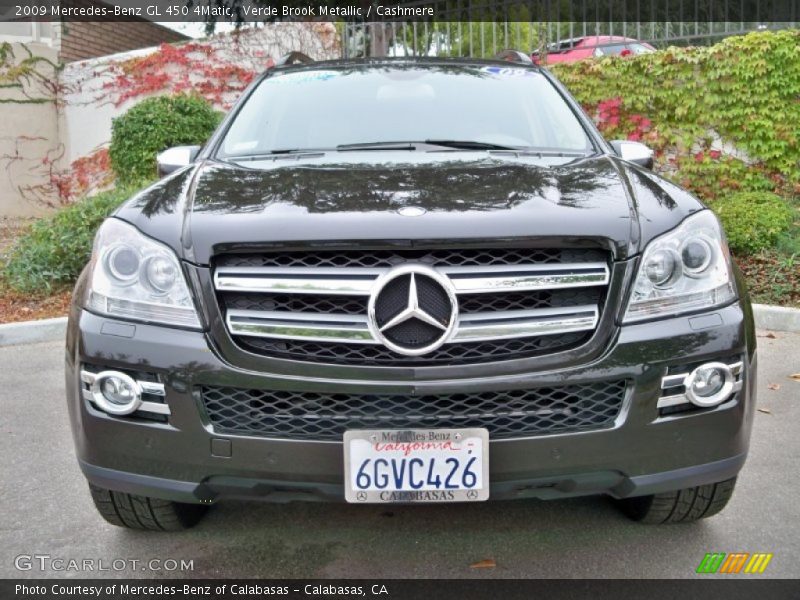 Verde Brook Metallic / Cashmere 2009 Mercedes-Benz GL 450 4Matic