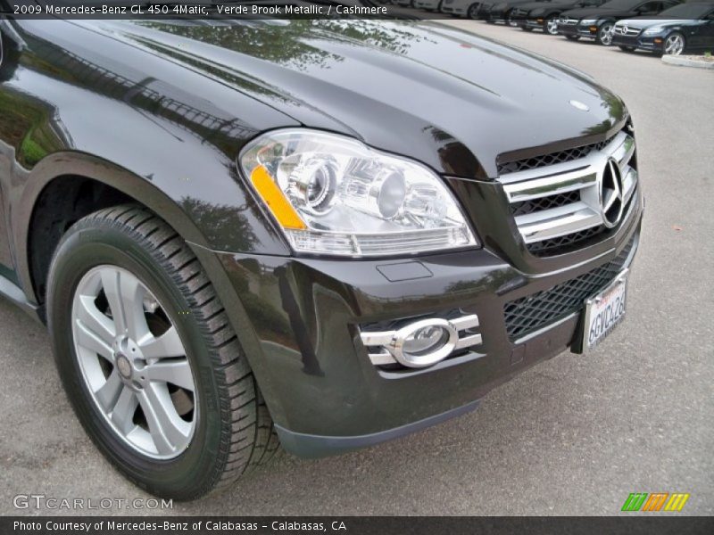 Verde Brook Metallic / Cashmere 2009 Mercedes-Benz GL 450 4Matic