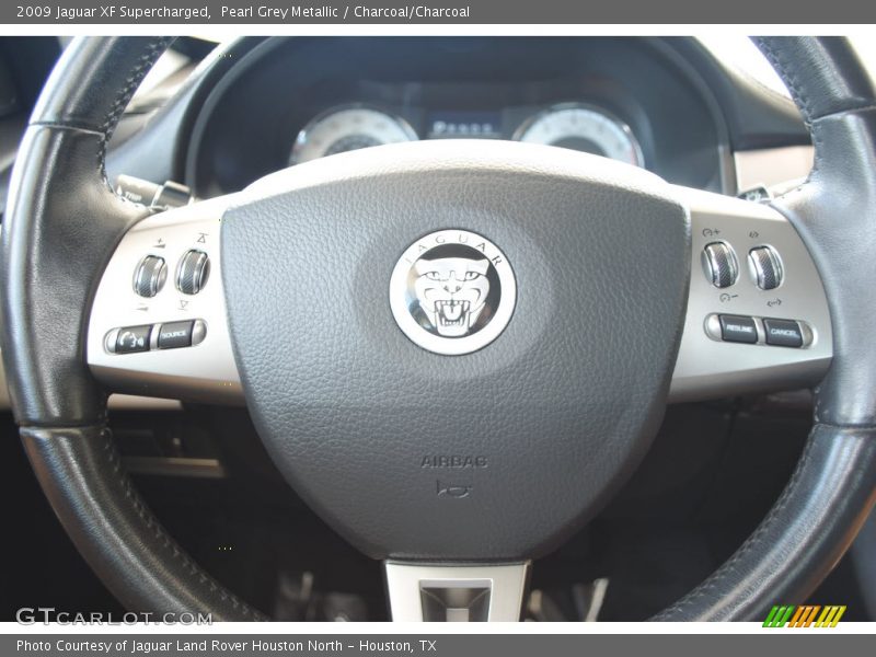 Pearl Grey Metallic / Charcoal/Charcoal 2009 Jaguar XF Supercharged