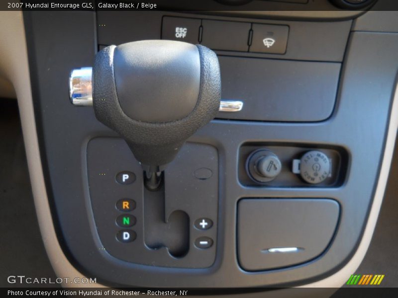 Galaxy Black / Beige 2007 Hyundai Entourage GLS